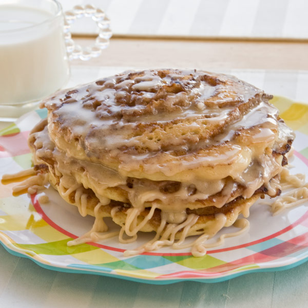 Cinnamon Roll Pancakes