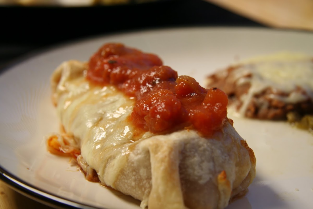Oven Baked Chimichangas