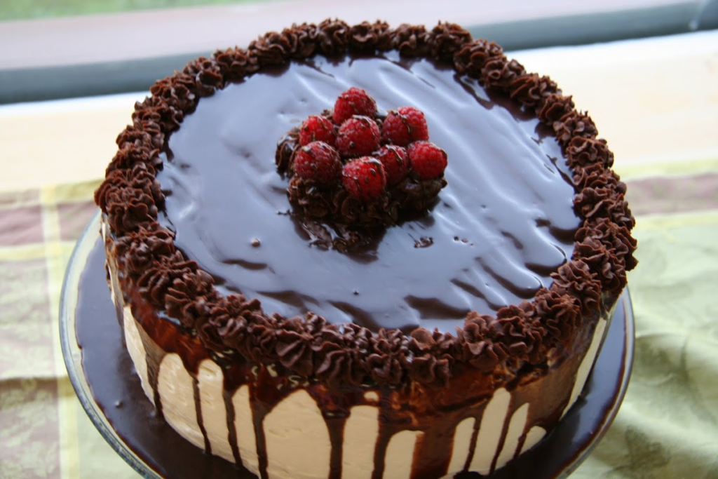 Unbelievable Chocolate Cake With Raspberry Filling