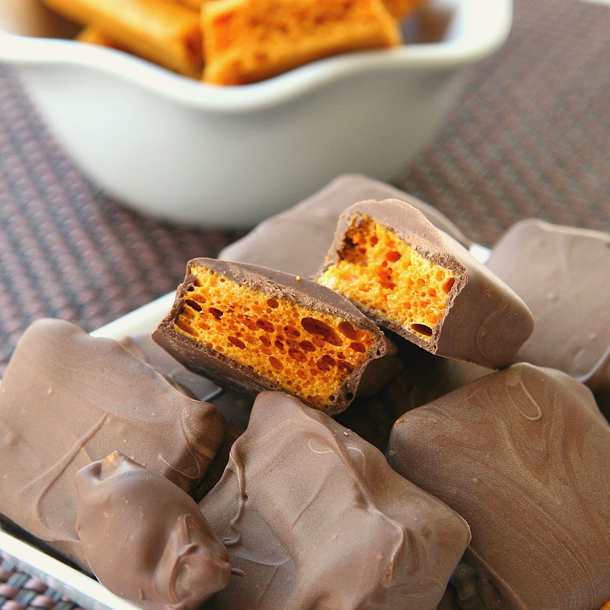 Chocolate, Sea Foam, and Pate De Fruit