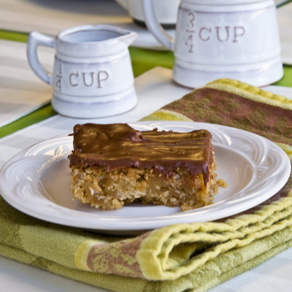 Nutella Oatmeal Cookie Bars