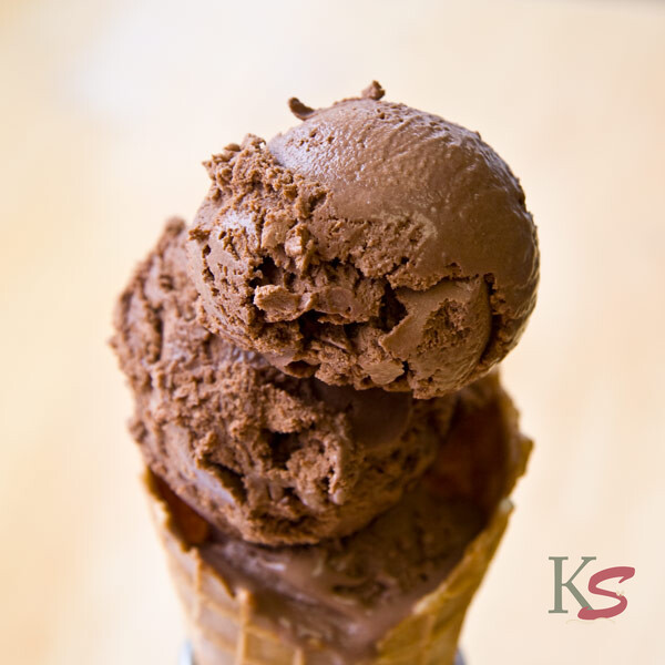 Agave Sweetened Chocolate Ice Cream