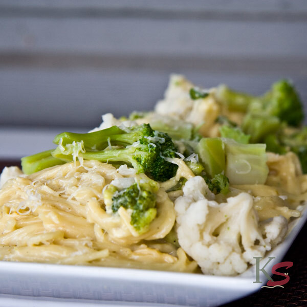 Stovetop Broccoli and Cheese Chicken Pasta