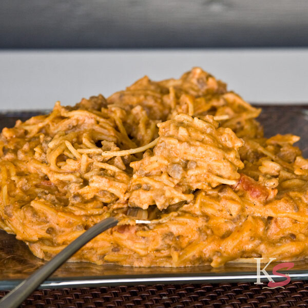 Creamy Crock Pot Spaghetti