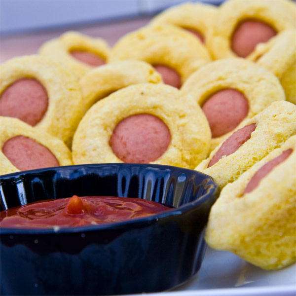 Mini Corn Dog Muffins